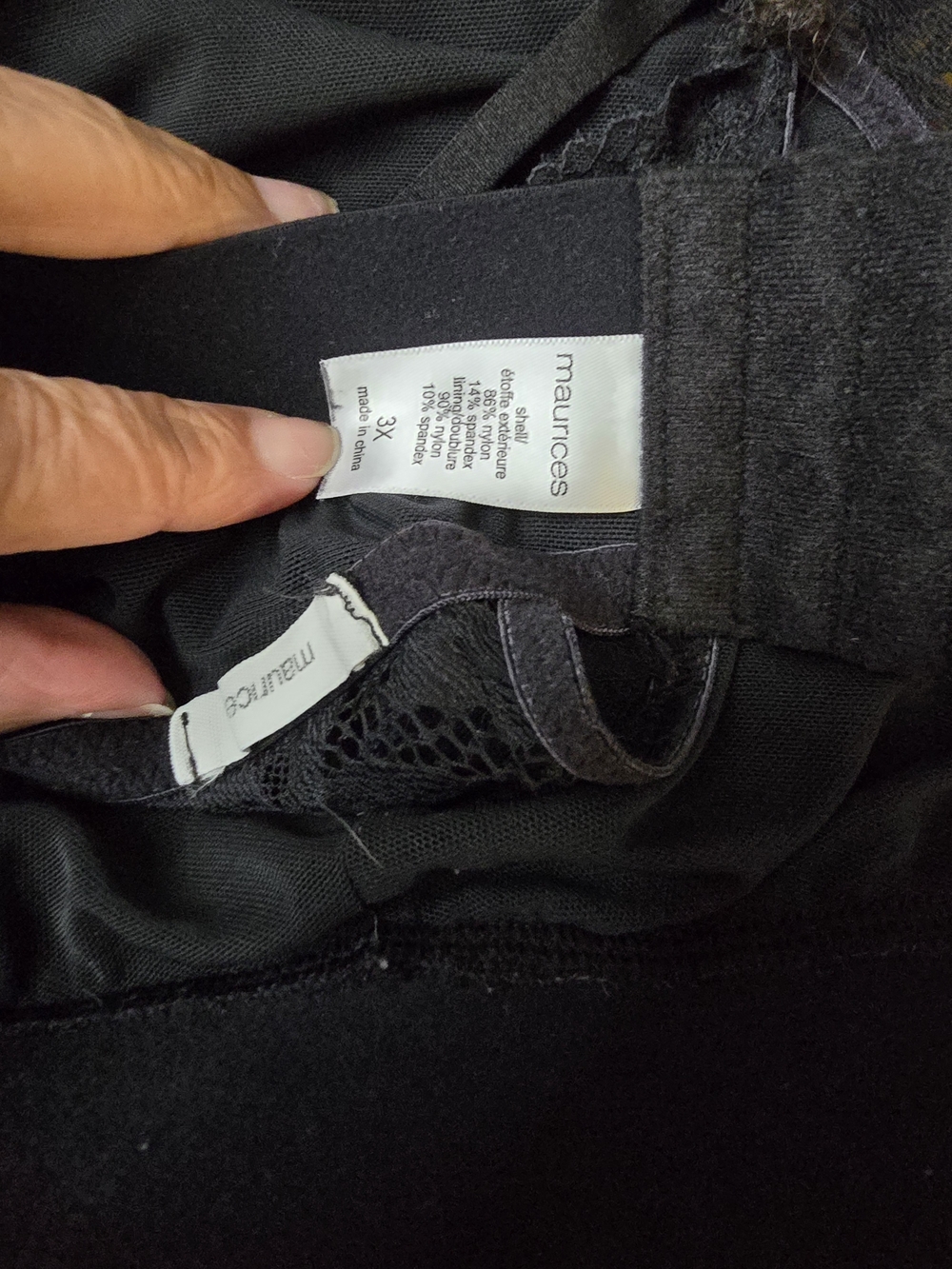 Maurices Lace Bralette Duo in Black & Taupe - Picture 4 of 8